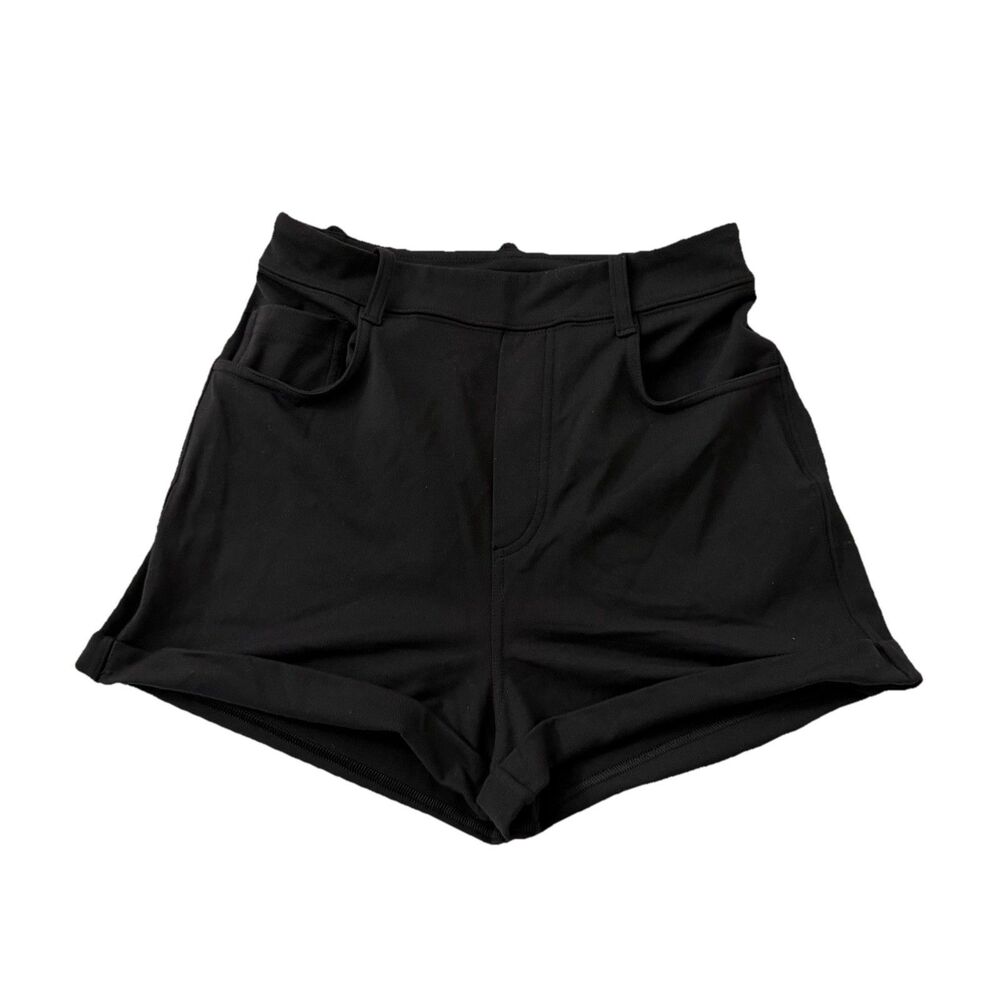 Lululemon Get It On‎ Shorts Womens 4 Black Pull On Cuffed High-Rise Stretch 2”